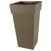 Image de Pot Toscane XXL carré 43,3x43,3x80cm Taupe