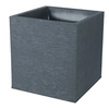 Image de Jardinière carrée Graphit 39,5 x 39,5 x 43,5 cm - 35 L - Gris anthracite -
