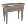 Image de EDA Espace potager avec table City Veg&Table - 76 x 38,5 x H 68 cm - 57 L - Taupe