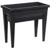 Image de Eda Espace Potager Sur Pieds City Veg&Table - 76 X 38,5 X H 68 Cm - 57 L - Gris Anthracite