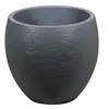 Image de Pot rond Graphit Ø50cm - Contenance 46L - Gris anthracite