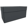 Image de Jardiniere - CAREL - Gris anthracite - 63 L - 78 x 39 x H.39 cm - EDA - Avec roulettes - Extérieur ou intérieur