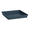 Image de Soucoupe Carrée - - Toscane - 40 cm - Pour Pot 50 cm réf. 013648 - 40 x 40 x H. 5,9 cm - Bleu Jean