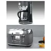 Image de Cafetière Rétro Vintage - Noir - 10 Tasses - 1.4L - 2200W - Arrêt automatique