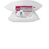 Image de 2 oreillers Aerelle Cool Night 60 x 60 cm - Blanc