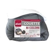 Image de Couette bicolore 140 x 200 cm - Blanc et gris