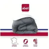 Image de Couette bicolore 240 x 260 cm - Blanc et gris