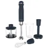 Image de TERRAILLON - NEW MOON- Mixeur plongeant Electrique, Lames Inox, Fonction Turbo, 1000W, VItesse variable, Gobelet doseur, fouet inox, Hachoir 600 ml, Presse purée, Corps Inox peint, Bleu en occasion ou reconditionné