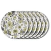 Image de Assiette plate Edulis 27 cm (lot de 6) - - Vert - Porcelaine