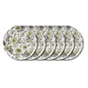 Image de Assiette à dessert Edulis 19 cm (lot de 6) - - Vert - Porcelaine