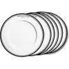 Image de Assiette plate Bistrot 27 cm (lot de 6) - - Blanc - Porcelaine