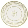 Image de Assiette plate Tamara verte 27 cm (lot de 6) - - Vert - Porcelaine