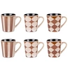 Image de Coffret de 6 tasses Shelby 18 cl - - Multicolore - Grès