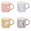 Image de Coffret de 4 mugs Ronron 35 cl - - Multicolore - Porcelaine