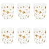 Image de Coffret de 6 gobelets Eleor 6 cm - - Or - Porcelaine