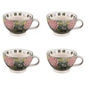 Image de Coffret de 4 déjeuners 15 cm Cottage - - Vert - Grès