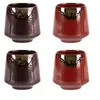 Image de Coffret de 4 gobelets Kyoto 17 cl - - Multicolore - Grès