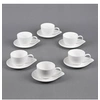Image de Table Passion - Coffret 6 Tasses / Sous Tasses The 20Cl Goutte Porcelaine