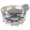Image de Housse de protection Cover One pour table ronde + 6 chaises - Ø 160 cm -