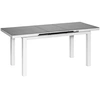 Image de Table de jardin extensible en aluminium gris perle Ibiza 6 à 8 personnes