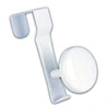 Image de Godonnier patere 1t clipsabl acier blanc
