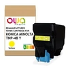 Image de OWA - Jaune - compatible - boîtier - remanufacturé - cartouche de toner (alternative pour : Konica Minolta TNP48Y, Konica Minolta TNP49Y) - pour