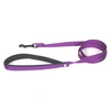 Image de Martin Sellier - Laisse Double en Nylon de 25-60cm pour Chien - Mauve