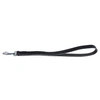 Image de Martin Sellier - Laisse Double avec Bords Arrondis en Cuir de 50cm pour Chien - Noir