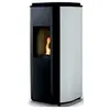 Image de Poêle à granulés de bois 5.5kw blanc/noir mael5blanc