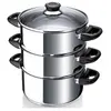 Image de - 12030034 - Polo - Cuit vapeur - Acier Inoxydable - 24 cm