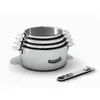 Image de Casseroles Kitchen Fun Move On - Lot de 4 casseroles - Acier Inoxydable