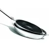 Image de KITCHEN FUN 12901844 Lot de 2 Poêles à frire, Acier Inoxydable,Argent (INOX), 24 cm - 28 cm + 1 manche amovible en occasion ou reconditionné
