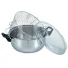 Image de Friteuse 26 cm en inox - - Argent - Inox