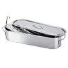 Image de Poissonnière en inox avec grille 50cm - - Argent - Inox