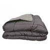 Image de Couette Calgary microfibre 200x200 cm acier et argent
