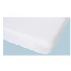 Image de Drap housse blanc 80x200 cm jersey -