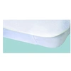 Image de Protege-matelas Alese impermà able Elasretane à ponge bouclette 100% coton 140x190 cm blanc
