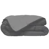Image de HUDSON Couette legere Microfibre 200g/m2 240x260cm Acier + Argent