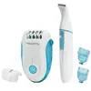 Image de EP2851F0 Epilateur electrique Flower Love Blanc/Bleu