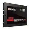 Image de Disque Dur SSD Interne Emtec X160 512Go 2.5 SATA III 520Mo/s Noir
