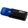Image de Clé USB Emtec B110 Click Easy noire bleue 32 Go USB 3.2 Type A