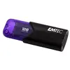 Image de Emtec Click Easy lecteur USB flash 128 Go USB Type-A 3.2 Gen 1 (3.1 Gen 1) Noir, Violet