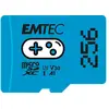 Image de Carte mémoire Gaming microSD UHS-I U3 V30 A1/A2 Emtec 256 Go Bleu