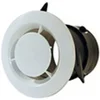 Image de Bouche d'extraction de ventilation AUTOGYRE DN 80 mm - débit libre - manchon placo 3 griffes - Blanc