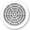 Image de Grille à persiennes fixes avec moustiquaire Eoliance Habitat blanche 110mm x 110mm