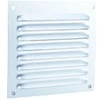 Image de Grille Aération 100x100 Alu Aluminium Anodisé, Anti-insectes -