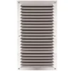 Image de Grille d'aération AUTOGYRE 140 x 250 mm Aluminium avec moustiquaire intégrée