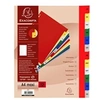 Image de Intercalaires polypro - 12 positions - Mensuel - A4 -