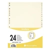 Image de Intercalaires Exacompta carte Peau A4 24 Positions A-Z