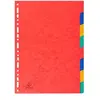 Image de Intercalaires en carton, A4, 8 touches